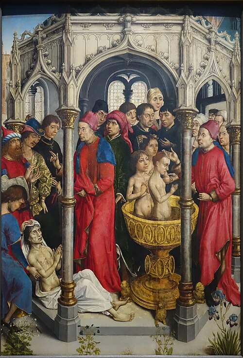 Two Scenes from the Life of a Saint, 1495, 