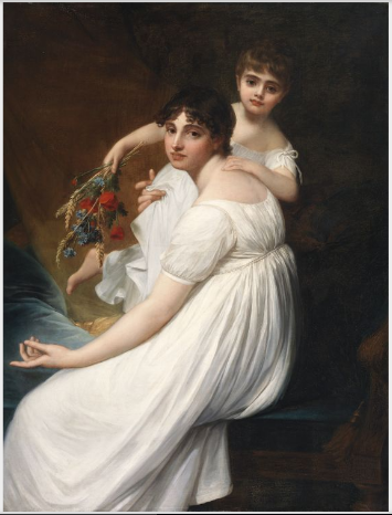 Lady Pamela FitzGerald (d.1831), and her Daughter, , 
