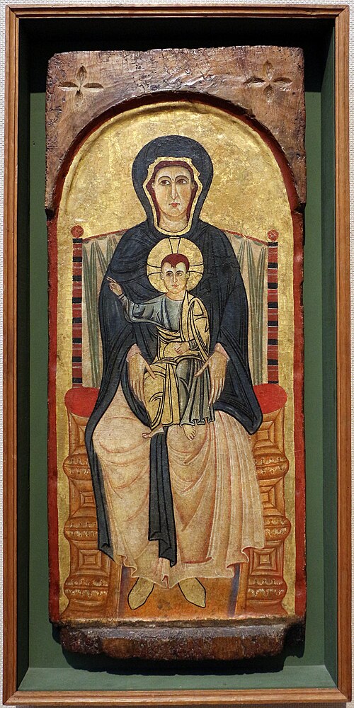 Virgin and Child Enthroned, , 