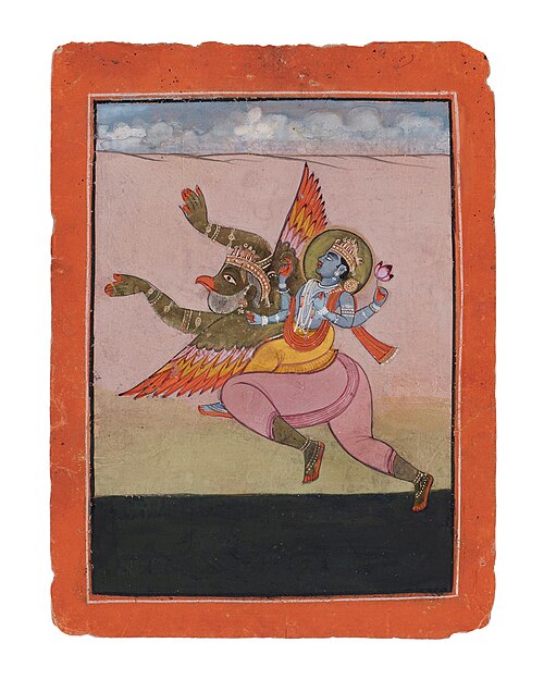 Garuda with Rama, 1850, 