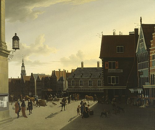 The Dam at Amsterdam, 1710, 