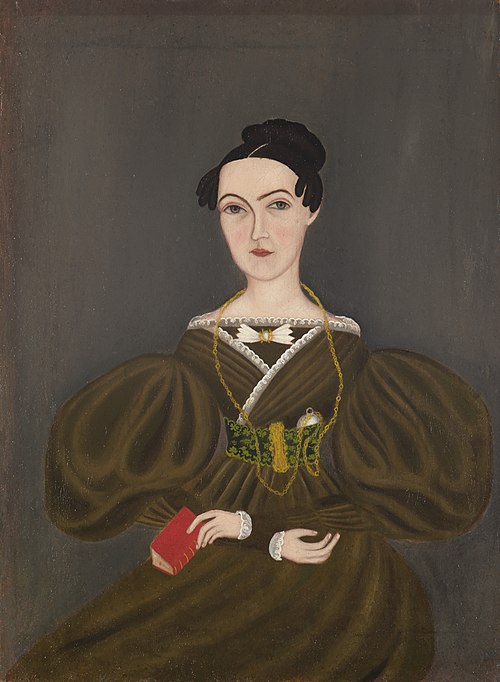 Woman with Butterfly Tie, 1832, 