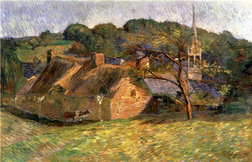 A Landscape at Pont Aven, 1888, 