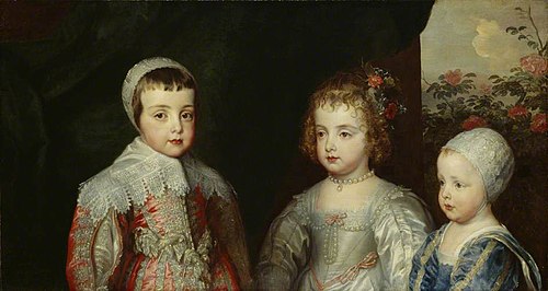 The Three Eldest Children of Charles I, 1635, 