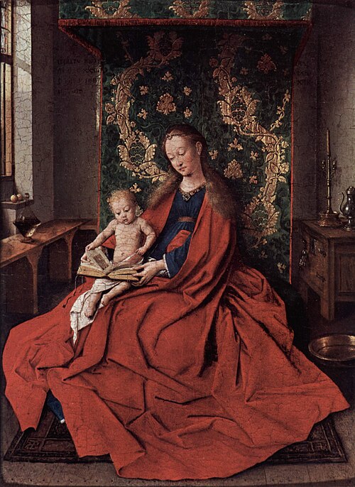 Vierge à l'Enfant lisant, 1433, 