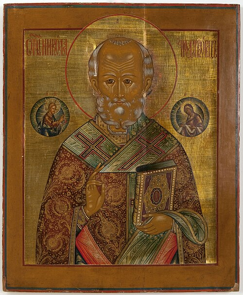 Icon of St. Nicholas, 1850, 
