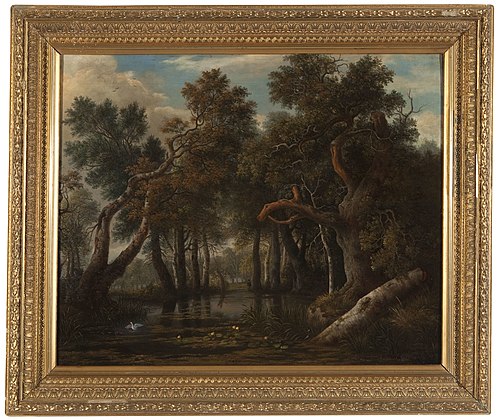 Pond View (copy after Ruysdael), , 