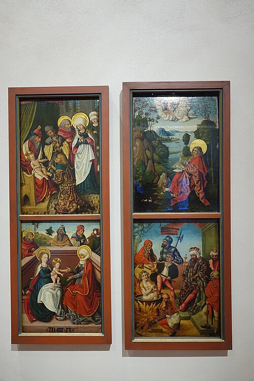 retable de l'enfance du Christ, 1512, 