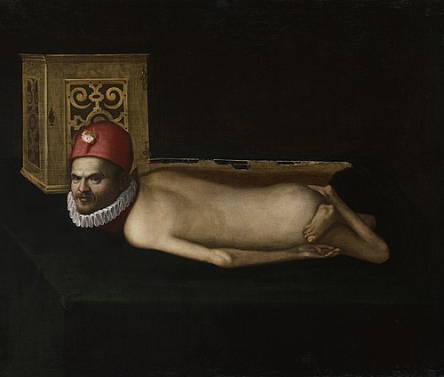 Portrait d'un homme handicapé, 1600, 