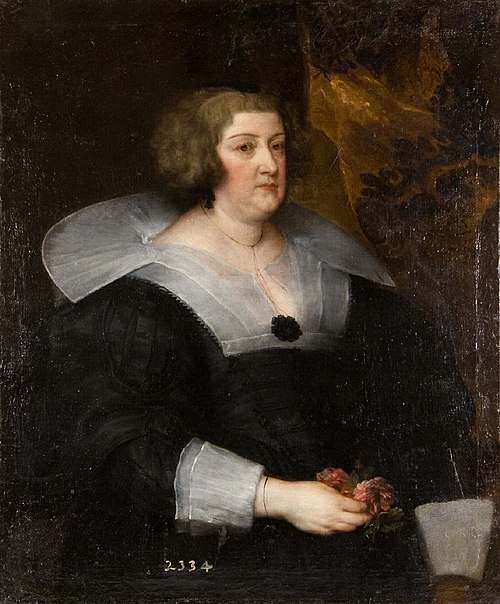 Portrait of Maria de Medici, 1640, 