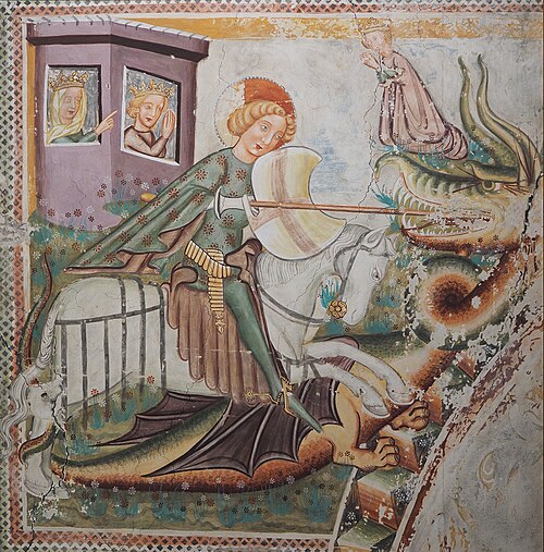 St George Slaying the Dragon, 1420, 