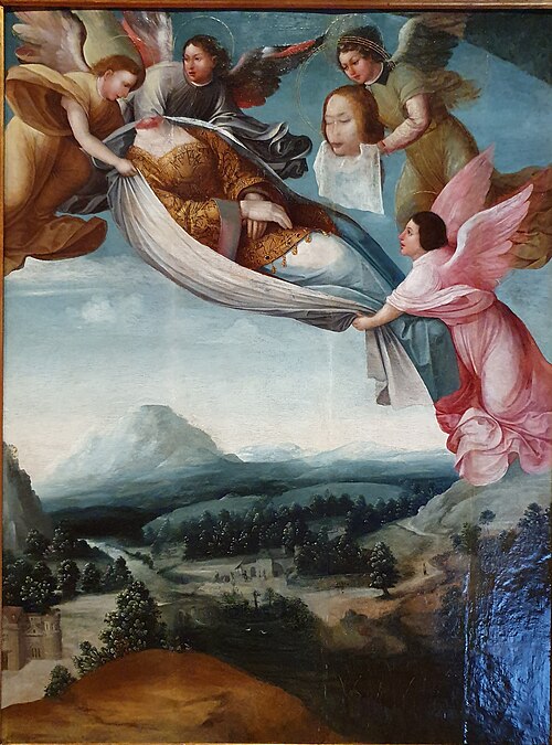 Elevação do corpo de Santa Catarina de Alexandria, 1525, 