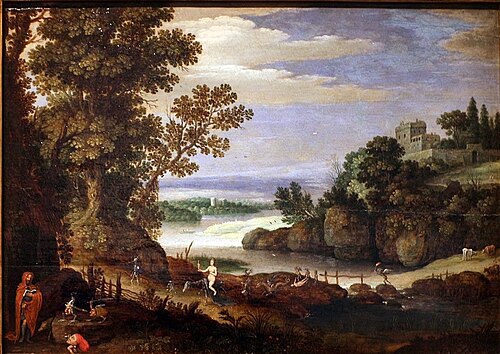 Paisagem com as Tentações de Santo Antão, 1600, 