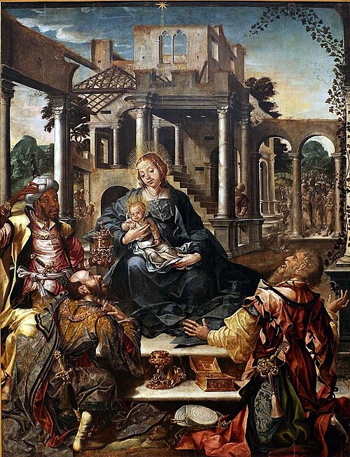Adoração dos Reis Magos, 1550, 