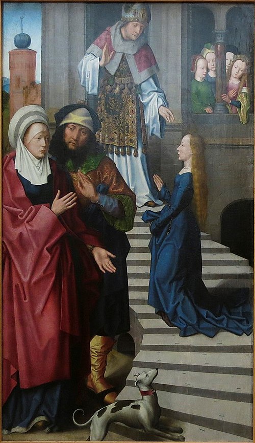 Apresentação da Virgem no Templo, 1495, 