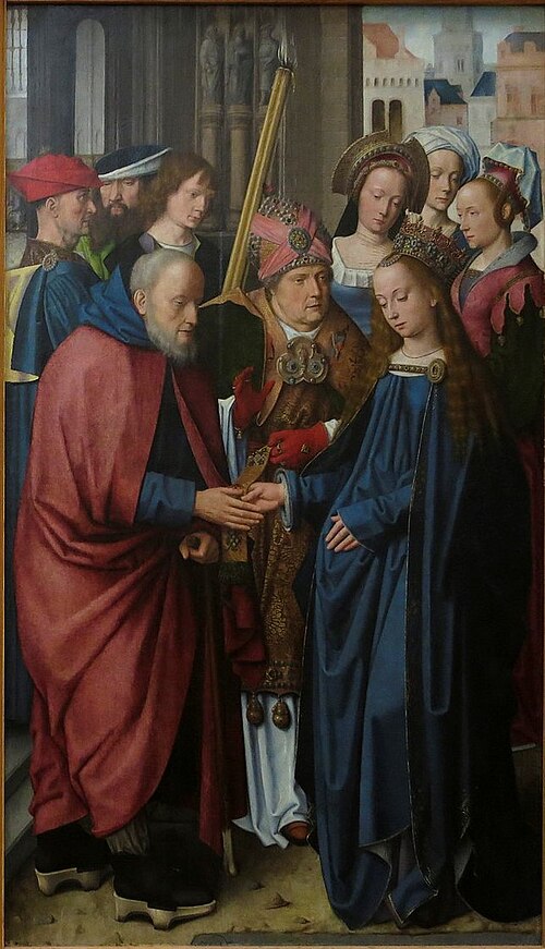 Casamento da Virgem, 1495, 