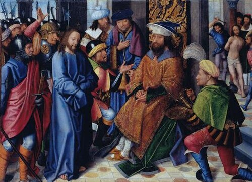 Cristo e Pilatos, 1530, 