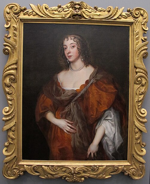 Portrait of Lady Elizabeth Howard, second wife to Algernon Percy, 4th Earl of Northumberland, 1639, 