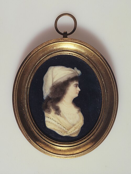 Portrait de femme en manière de camée, 1800, 