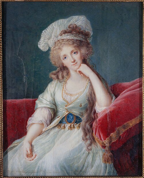 Portrait de la duchesse d'Orléans, 1790, 