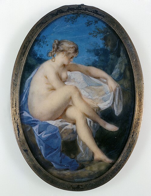 Nymphe à sa toilette, 1785, 