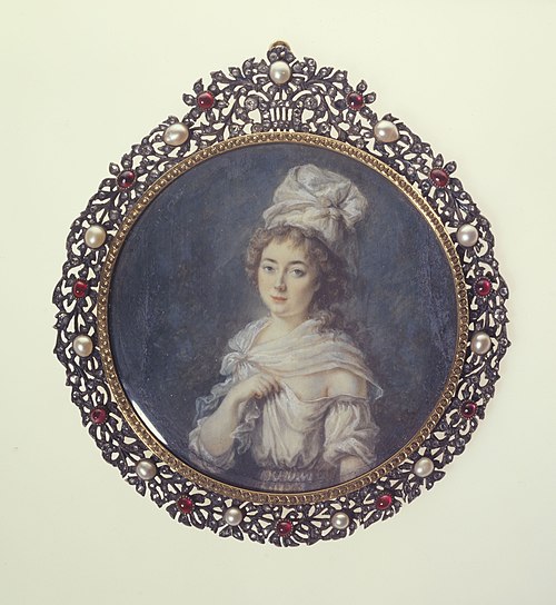 Jeune femme au fichu blanc, 1790, 