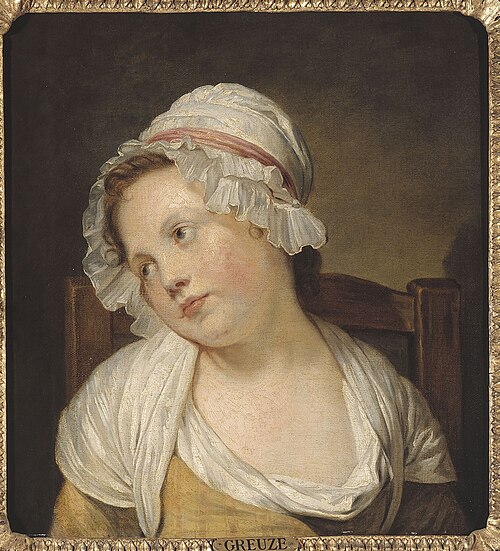 Portrait de petite fille au bonnet blanc, 1701, 