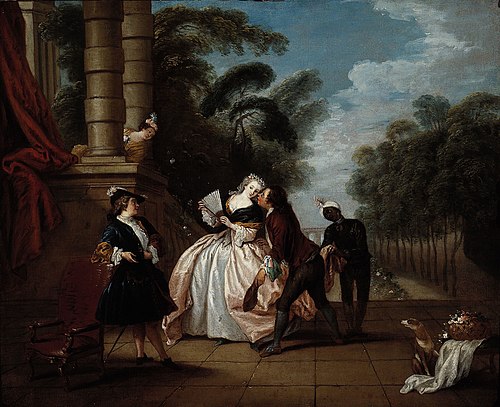 Le Baiser rendu, 1701, 