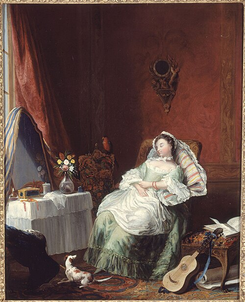 La Liseuse endormie, 1801, 