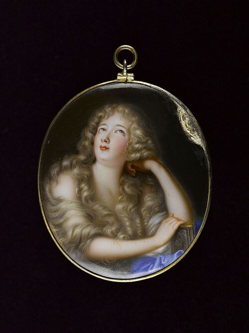 Portrait d'une jeune femme blonde en "Madeleine", 1701, 