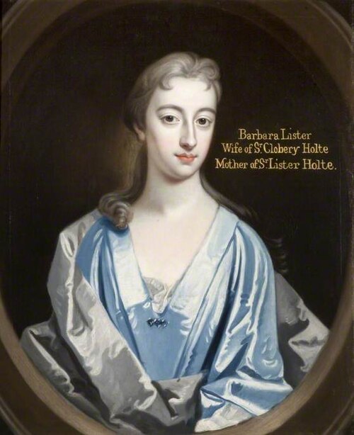 Barbara Lister, 1719, 