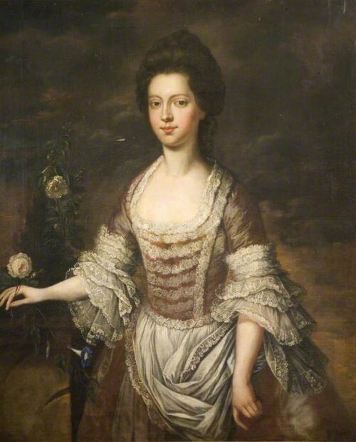 Portrait Of A Woman, Possibly Anne Clobery, 1750, 