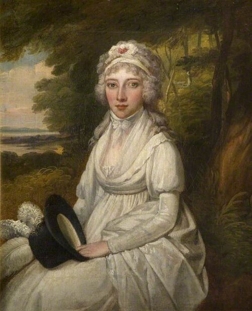 Portrait Of A Lady Of The Osler Family, 1790, 