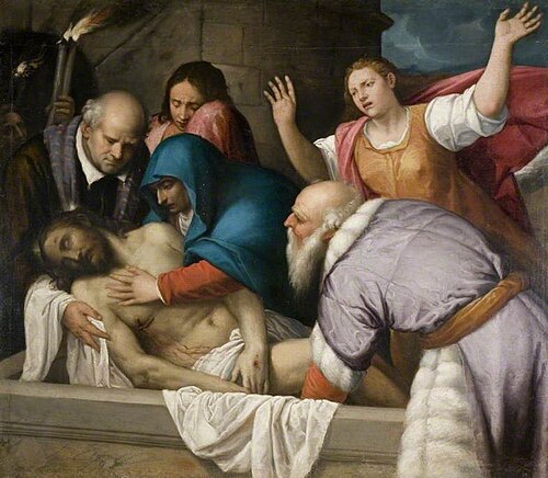 The Entombment Of Christ, 1550, 