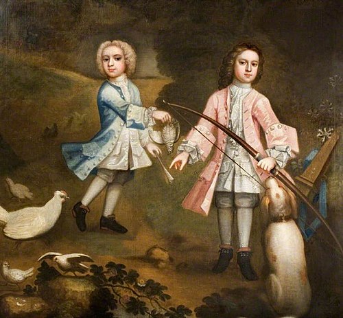 Sir Lister And Sir Charles Holte As Boys, 1737, 
