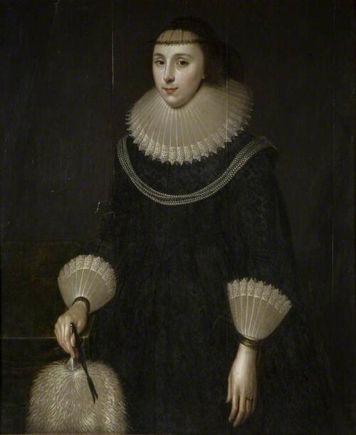 Portrait Of A Lady With A Fan, 1625, 