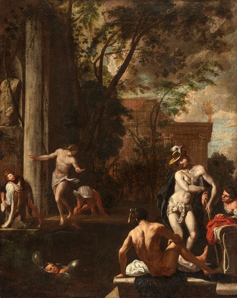Bathing, 1700, 