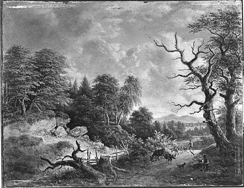 Am Waldrand, 1835, Johann Jakob Dorner