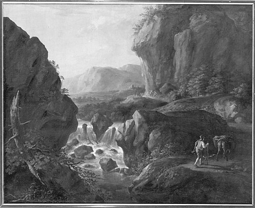 Wasserfall, , Johann Jakob Dorner