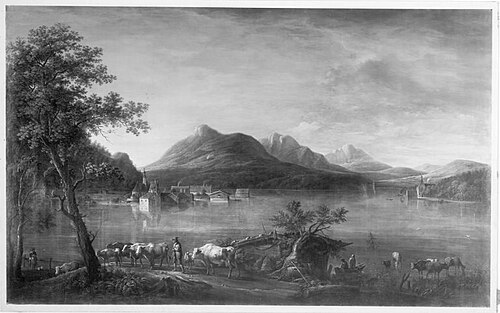 Der Walchensee, 1812, Johann Jakob Dorner