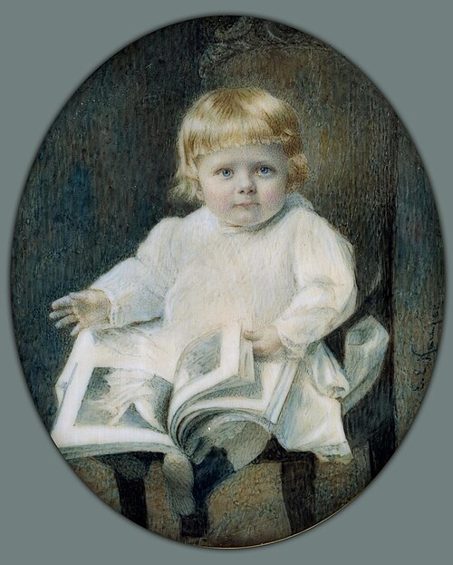 Portrait of a Boy, 1900, Edouard Elias Kaufer