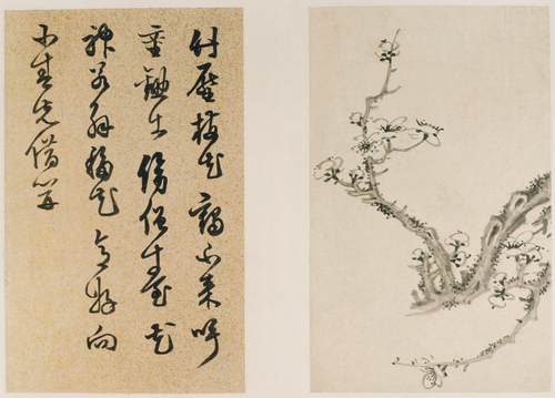 陈继儒梅花及书诗画册, , Chen Jiru