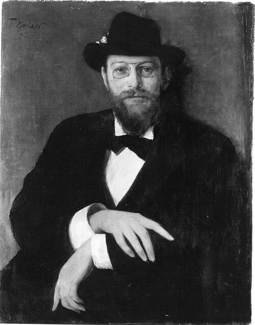 Professor Karl Mayr, 1895, Fritz Erler