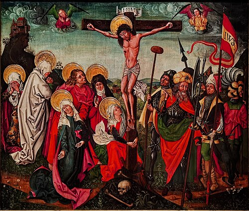 La Crucifixion, 1480, Maître de la légende de Saint Jacques