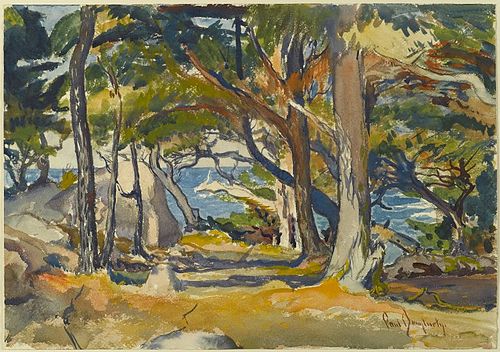 Cedar Grove by the Sea, 1916, Paul Dougherty