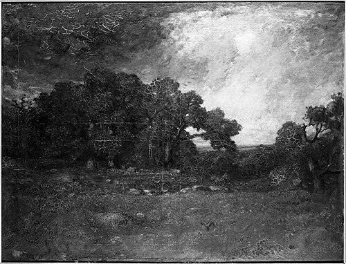 Autumn Oaks, Forest of Fontainebleau, 1900, Paul Dougherty