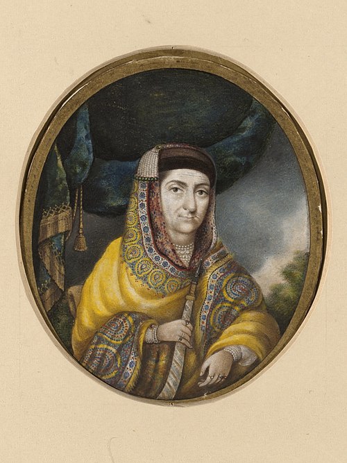 Portrait of Begam Samru, 1830, 