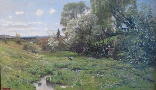 From Ringerike, 1885, Gerhard Munthe