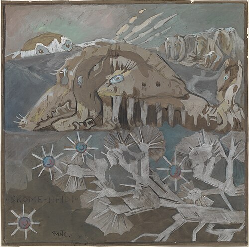 High Mountains, 1885, Gerhard Munthe