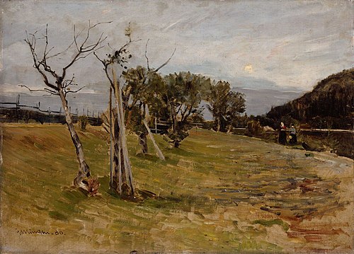 Evening in the Forest, 1880, Gerhard Munthe